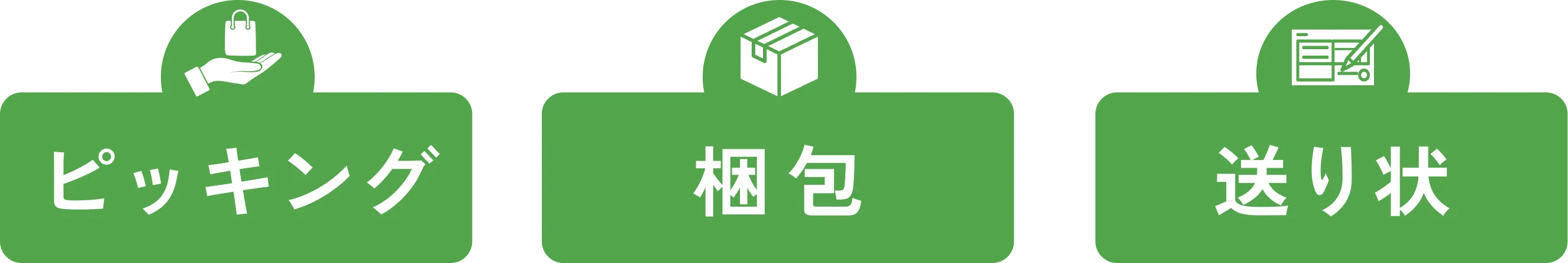 ピッキング・梱包・送り状発行